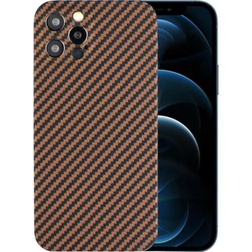 Carbon Fiber Telefoon Case Voor Iphone12 Pro Max 12 Mini Dun En Licht Attributen Aramidevezel Materiaal