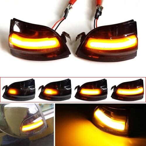 For Ford Focus 2 MK2 2004-2008 C-MAX Dynamic Turn Signal Light LED Side Wing Rearview Mirror Sequential Indicator Blinker Lamp
