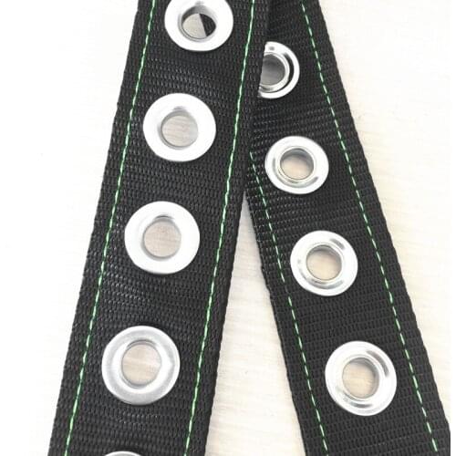 120pcs 23mmx11mm Brass Eyelet with Washer Leather Round Eye Rings For Shoes Bag Clothing Leather Belt Hat