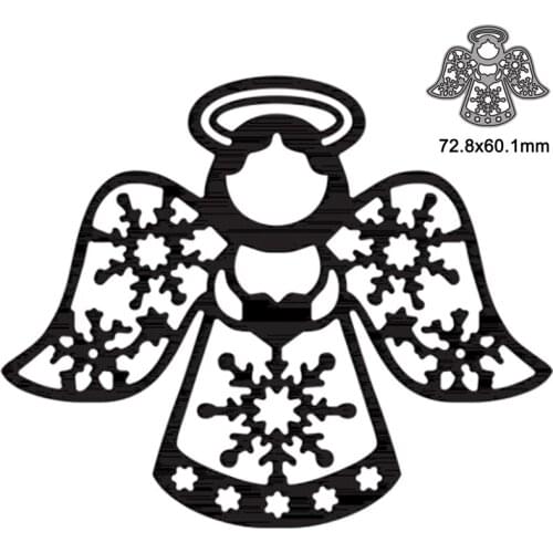 Metal Cutting Die Cut Mold Angel For Scrapbooking Paper Card Making Photo Album Craft Template Mold 2021 New
