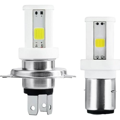 Motorcycle LED headlamp highlight high and low beam cob LED headlamp ceramic lamp double claw S2