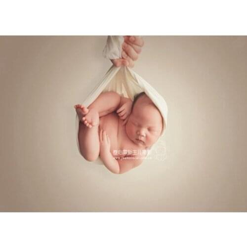 Newborn Stretch Wrap Photography Props Jersey Stretch Wrap Baby Swaddle Blanket Photo Props