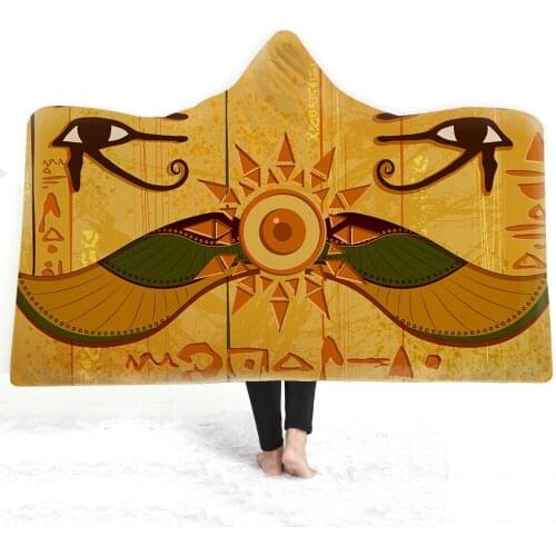 Cosmos Bear Totem Native Indian Hooded Blanket 3D full print Wearable Blanket Adults men women