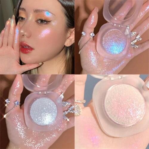 Brightening Facial Contour Highlighter Makeup Palette Waterproof Long-lasting Body Shimmer Glitter Highlight Powder Cosmetics