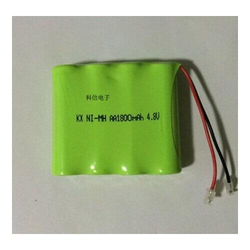 MasterFire 4.8V 1800mAh 4x AA NI-MH RC Rechargeable Battery NiMH Batteries Pack with Plug for Helicopter Robot Car Toys