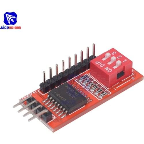 PCF8574 PCF8574T I/O I2C IIC Port Interface Support Cascading Extended Module Expansion Board High Low Level for Arduino