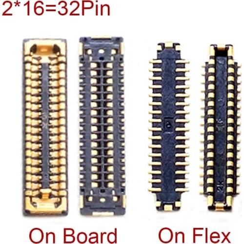 5Pcs LCD Display FPC Connector On Motherboard For Huawei Honor 9X Pro 9XPro Nova 5i Nova5i Enjoy 10 Screen On Flex