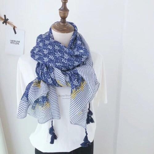 Korean spring style women,polka dot scarf,Muslim hijab,shawls and scarves,flower head scarf,shawls wrap,british style,women cape