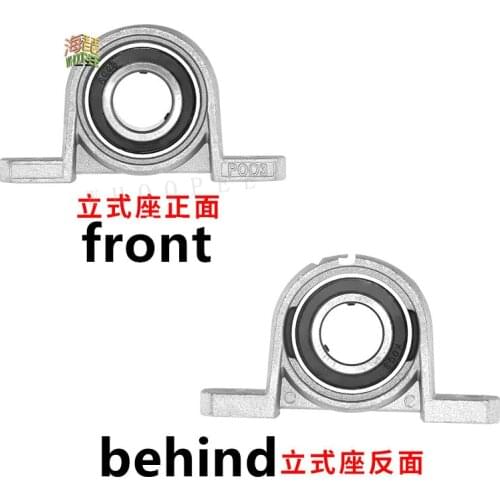 Free Shipping 1PCS Small bearing with zinc alloy seat Vertical diamond seat KP / KFL08 000 001 002 003 004 005 006 007