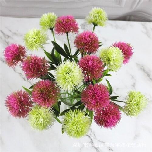 1 Pieces Plastic Dandelion Household Products Vases for Home Decor Wedding Bridal Accessories Clearance Cheap Artificial Flowers