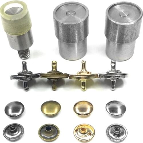 10 sets /lot) 14-18mm Wallet buttons Thin magnetic Button Bags magnet Buckle Metal Snaps Magnetic Clasp installation moulds