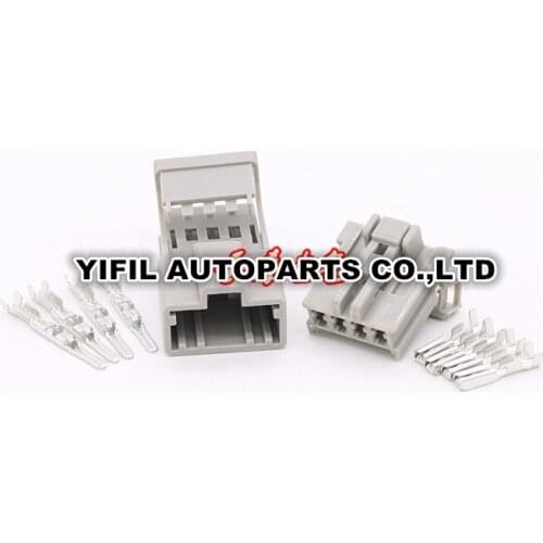 10Sets/lot Sumitomo 6098-0244 6098-0243 4 Pin/Way Electrical Wiring Connector Female And Male Automotive Plug Housing