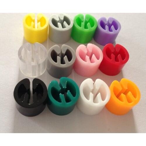 100pcs Plastic PS Snap Retail Clothes Hanger Size Marker Garment Labels Plastic Clothes Size Marker Tags Blank Retail Wholesale