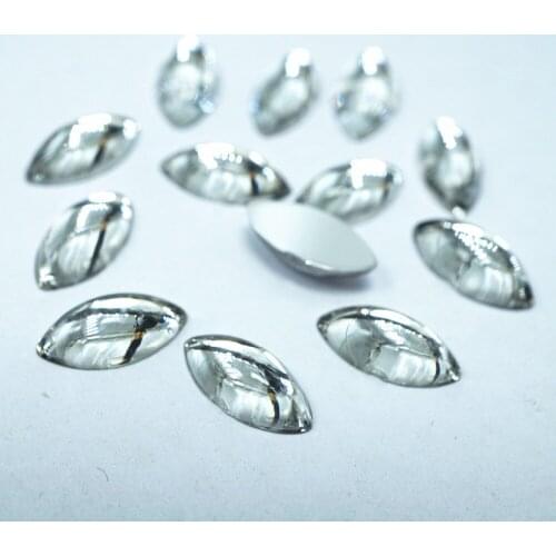 500PCS 5mm/10mm The horse eye Transparent color Acryl drill DIY Non hotfix flatback rhinestone quality is very good drill