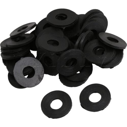 50x Black O Ring Hose Gasket Flat Rubber Washer Sealing Ring 25x12x2MM
