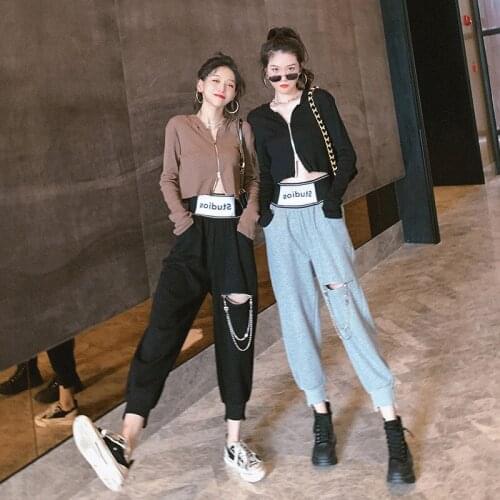 APRIL MODA Women's Cropped Trousers