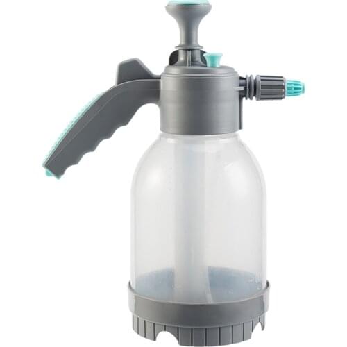 Garden 2L Pressure Spray Bottle Pneumatic Watering Can Gardening Tool Home Adjustable Flower Water Can Transparent Plant Kettle