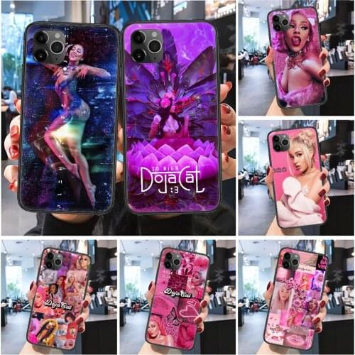 Doja Cat Planet Her Phone Case Cover Hull For iphone 5 5s se 2 6 6s 7 8 12 mini plus X XS XR 11 PRO MAX Frosted black pretty