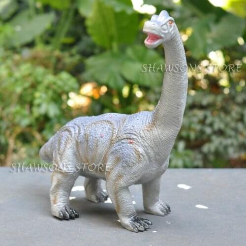 Prehistoric Jurassic Age Animal Model Toys Brachiosaurus 17" Soft Rubber Dinosaur Figure Large Big