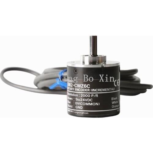 E6B2CWZ6C Rotary Encoder E6B2-CWZ6C 2500 2000PR 1800 1024P/R 1000 600 500 400 360 200 100 60 40 30 20P/R 5-24v