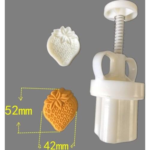 Mooncake Mold 50g Cake Cookie Mould Cutter Hand Pressure Food Grade Baking Tool