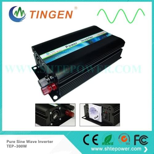 Pure Sine Wave Inverter 300W TEP-300W DC 24V input to AC output 110V/120V/220V/230V AU/US socket 300W power invertor