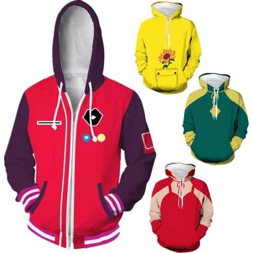 WONDER EGG PRIORITY Ohto Ai 3D Print Hoodies Sweatshirts Cosplay Costumes Hooded Casual Coat Jacket Prop