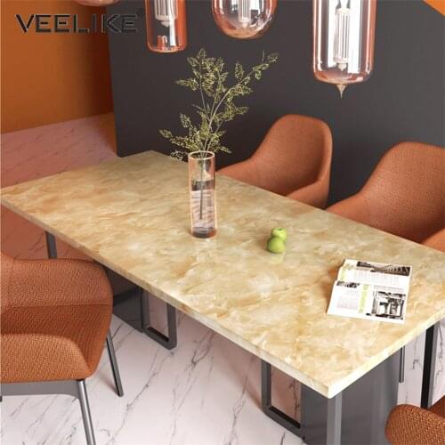 Marble Vinyl Film Self Adhesive Wallpaper Bathroom Kitchen Cupboard Countertop Contact Paper Waterproof Wall Sticker Home Decor