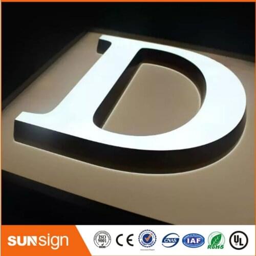 Outdoor advertising LED illuminated sign letters
