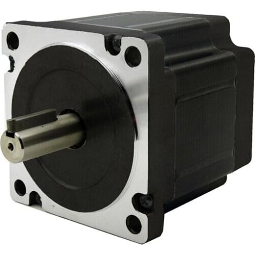 Nema34 stepper motor 4.5N.m(643oz-in) 4.2A shaft diameter 12.7/14mm motor length 80mm for engraving milling machine