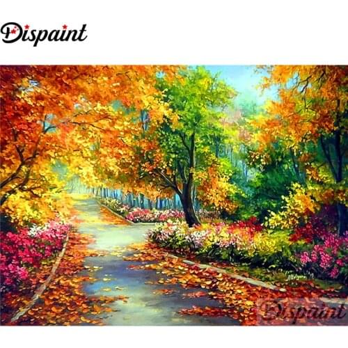 Dispaint Full Square/Round Drill 5D DIY Diamond Painting "beautiful scenery" 3D Embroidery Cross Stitch Home Decor Gift A11640