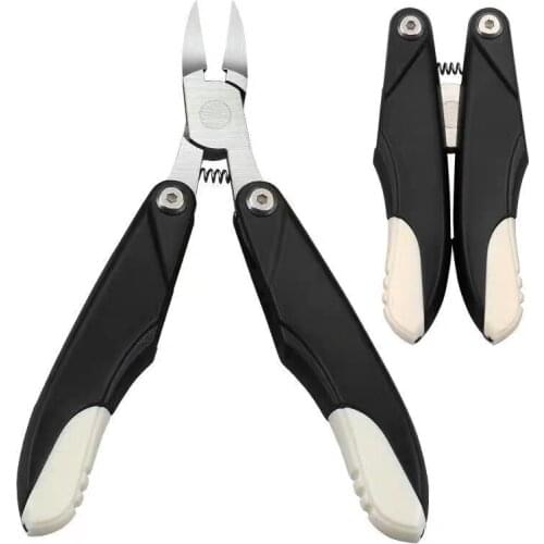 New Foldable Nail Scissors Tough Hard Toe Nails Clipper Remover Nail File 3 in 1 Manicure Tools Ingrown Nail Trimmer