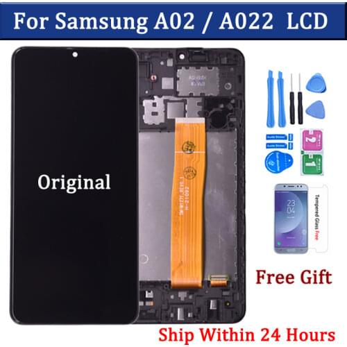 Display For Samsung Galaxy A02 A022 A022m LCD Display Touch Screen Digitizer Full SM-A022FN/DS SM-A022F/DS SM-A022G/DS