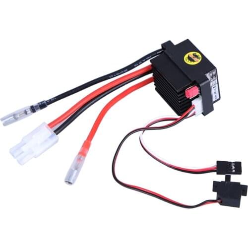 Rc ESC 320A 6-12V Brushed ESC Speed Controller with 2A BEC for RC Boat U6L5