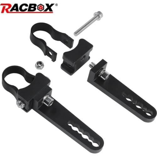 Adjustable Mount Bracket Clamp Holder 1 1.25 1.5 1.7 2 Inch Tube Bull Roll Cage Bumper Led Work Light Bar ATV Moto Spotlight