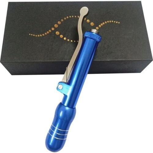 Sapphire Blue Stainless Steel Tattoo Pen, Can Used For Lip Filler Injection, Without Electricity And Safety, Suit For Novices