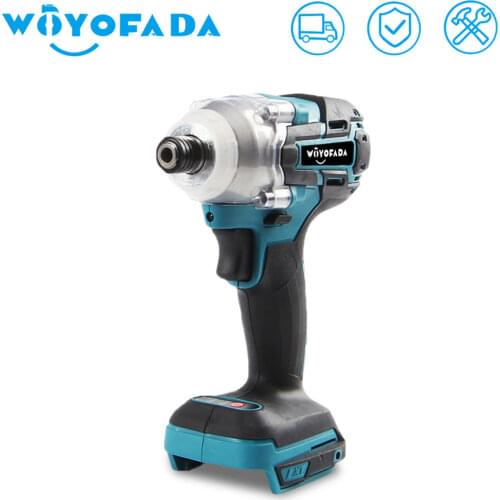 Brushless Cordless Electric Screwdriver Power Tool Drill Driver 1/4 inch Compatible For Makita 18V Battery(Tool Only)
