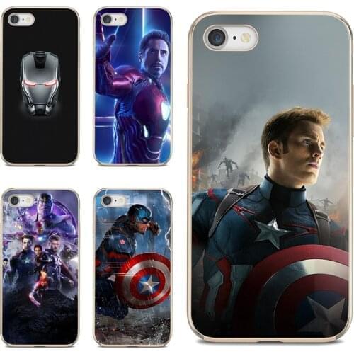 For Huawei P30 P40 P20 P7 P8 P9 P10 Lite Plus Pro 2015 2016 2017 Mini Funny-Avenger-Captain-America Silicone Case