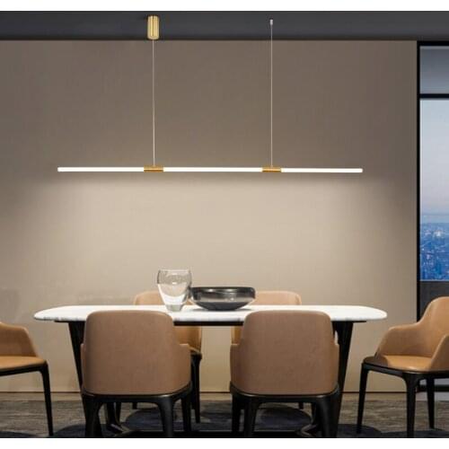Coffee Finish Modern led Chandelier for living room dining Kitchen room acrylic aluminum body Chandelier fixtures