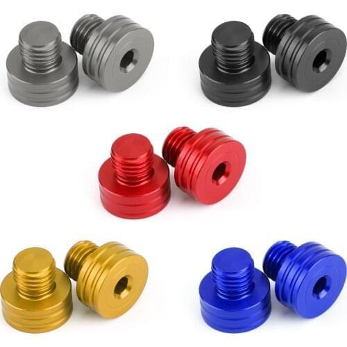 Topteng Universal M10 1.25mm Mirror Hole Plugs Screw for BMW R1200GS S1000R s1000xr for Suzuki SV650 for Honda Motor Parts
