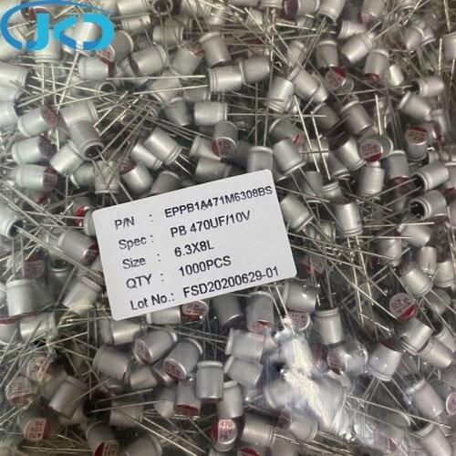 10pcs 470uF 10V 6x8mm Super Low ESR 10V470uF For Motherboard VGA Solid Capacitor 10V 470UF