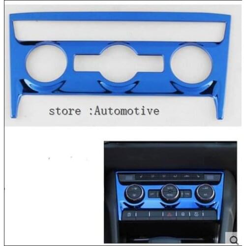 2017 2018 1pcs Dashboard Center Console Air Condition Switch Panel Sticker Trim For Skoda Kodiaq