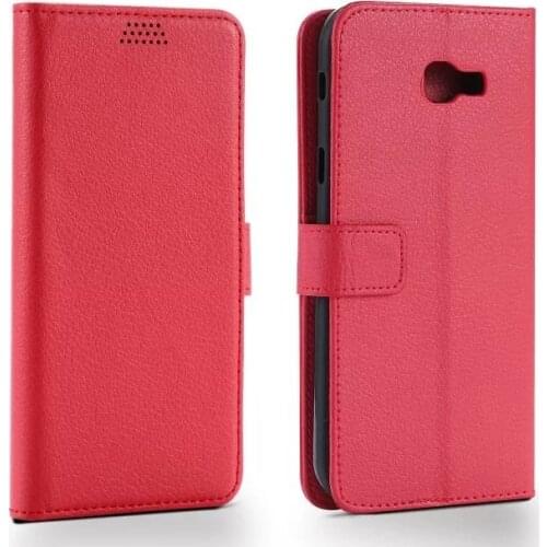 30pcs/lot Lychee PU Leather+TPU Cover Stand Case with card slot for Samsung Galaxy S8 G950 / S8 Plus G955 / A3 A5 A7 2017