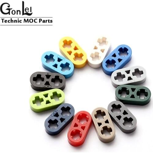 50Pcs/lot High-Tech Part 41677 Beams 1x2 Thin MOC Building Blocks Bricks Assembles Particles DIY Educational Technical Spare Toy