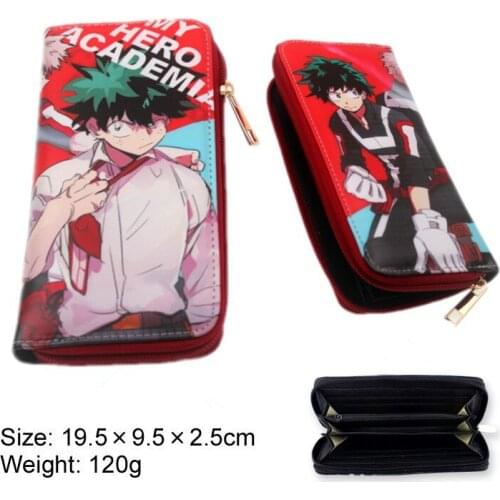 Anime Boku no Hero Academia My Hero Academia Wallet Midoriya Izuku Cartoon Wallets Card Coin Holder Purse Handbags