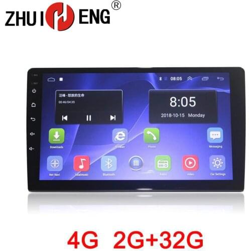 Zhuiheng 9" 10.1" 2 din Car radio for universal car dvd player autoradio GPS navigation 4G wifi 2G 32G car audio auto stereo