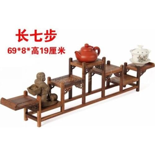 Wholesale Chinese style chicken wing wood furniture mahogany wood curio shelf Shelf antique frame