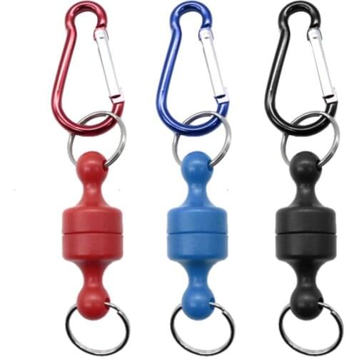 Strong Magnet Buckle Fly Fishing Magnetic Net Quick Release Lanyard Clip Land Connector Multi-function Mountaineering Buckle 4