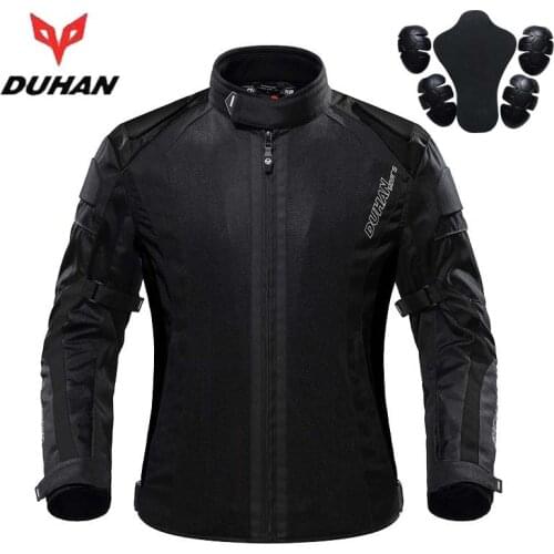 NEW Summer Cool Mesh Motorcycle Jacket pants DUHAN Motorbike Jackets motocross coat MOTO clothes CE gear M L XL XXL XXXL