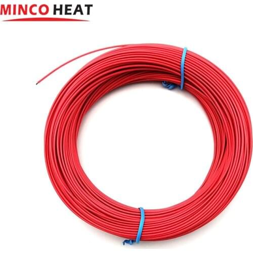 Heating Cable System Electrical Wires New Infrared Heating Floor Heating Cable System of 2.1mm 17 Ohm 24K Carbon Fiber Wire